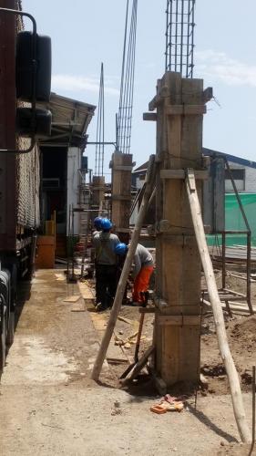 OBRA CIVIL: CONSTRUCCIÓN DE COLUMNAS